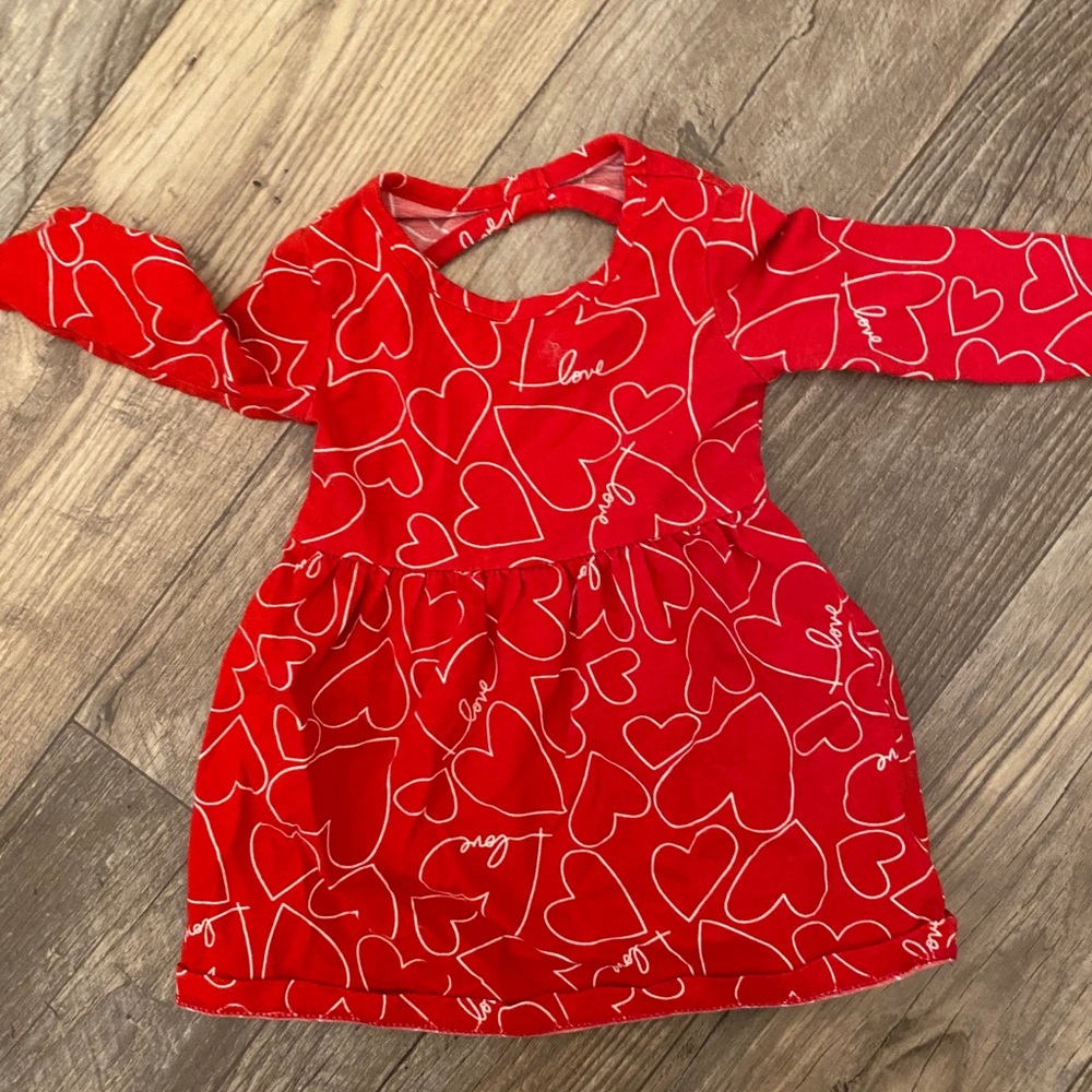 Carter’s Red Valentine’s Day Dress | 12 months